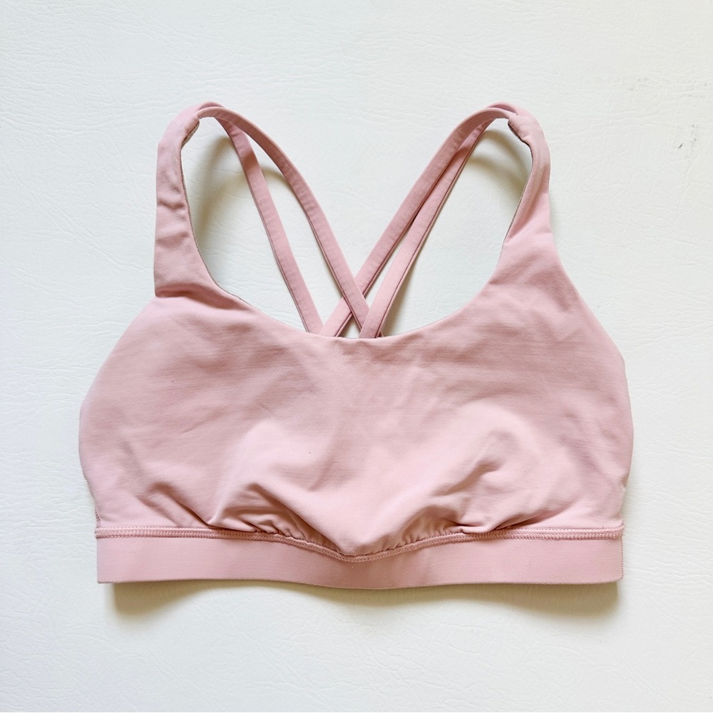 EUC Energy Bra light pink lululemon size 8